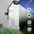 2 Pack Motion Sensor Wall Light, 84 Led with 3 Modes for Garden