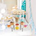 Transparent Removable Acrylic Cake Display Stand for Round Cupcake