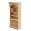 1/12 Dollhouse Miniature Wooden Bookshelf for Dollhouse Decoration