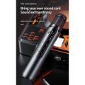 Bluetooth Karaoke Audio Integrated Live Handheld Home Mic K1 Red