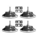 4 Pcs Pool Table Leg Levelers 5 Inch Game Table Leg for Pool Table