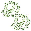 2m Long Artificial Plants Green Ivy Leaves Decoration,grape Leaf