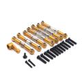 Metal Servo Arm Link Rod Linkage Set for Wltoys 144001 Rc Car Parts,4