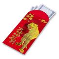 Chinese New Year Tiger Year Envelope (6 Patterns 36 Pieces) Gold Foil
