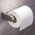 3x Self Adhesive Toilet Paper Holder-stainless Steel Brushed