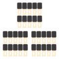 60 Pack Mini Chalkboards with Support Easels Stand, Wood Blackboard
