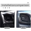Central Console Side Dashboard Strips Trim for Toyota Hilux 2015-2021