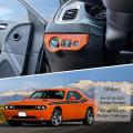Headlight Switch Trim Abs for Dodge Challenger Charger 15-21 (orange)