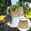 Foraging Bag Storage Bag Harvesting and Weeding Apron Khaki