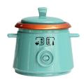 1:12 1:8 Dollhouse Cookware Rice Cooker Dollhouse Accessories,blue
