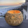 Handmade Coconut Shell Candle Holder for Tealight Pillar,storage Bowl