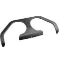 Real Dry Carbon Fibre Rear Lip Middle Outlet Exhaust Board Cover Trim