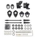 Metal Front and Rear Portal Axle Set for Axial Scx24 Gladiator,2