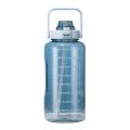 2l Large Capacity Transparent Water Bottle with Bounce Cover Time C