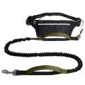 Dog Leash with Waist Bag Reflective Jogging Dogs Traction-b