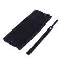 50pcs 12x250mm Nylon Reusable Cable Ties with Eyelet Holes to Back