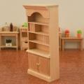 1/12 Dollhouse Miniature Furniture Wood Cabinet Bookcase Bookshelf