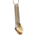 Gold Measuring Cups Measuring Spoons Set Stainless Steel 8