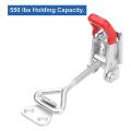 10pcs Adjustable Toggle Clamp, Gh-4002 Lockable Quick Release Latch