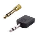 Headphone Adapter Stereo Gold Plug 1/4 Inch Male to 1/8 Inch