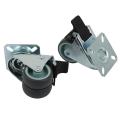 4 X Swivel Castor Wheels 50mm with Brake for Trolley Furniture