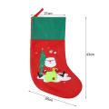 10 Pcs Santa Claus Christmas Socks Stockings Candy Gift Bags
