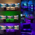 Smart Light Bars,with 8 Scene Modes and Music Modes,for Pc,tv Uk Plug