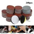 300pcs 2 Inch Sandpaper Sanding Discs 80-3000 Grit Paper with Shank