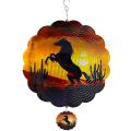 Outdoor Art Outside Decorations 12inch Wind Spinner Gifts Horse