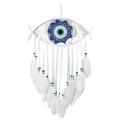 Evil Eye Dream Catchers for Bedroom Hand-woven Macrame Dreamcatcher,1