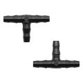 Drip Irrigation Barbed Connectors, Fits 1/4 Inch Drip Tubing