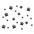 Home Bedroom Wall Stickers Mobile Wallpaper Dog Paw Waterproof