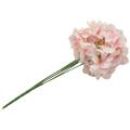 Artificial Hydrangea Flower 5 Big Heads Bouquet Pink