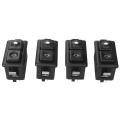 4pcs Power Window Switch for Bmw E30 E24 E28 From 09/1986 61311381205