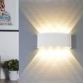 8 W Wall Light Aluminium Wall Light for Bathroom Hallway Warm Light