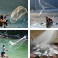 8ft Fishing Net Bait Cast 3/4 Inch Strong Nylon Mesh + Sinker