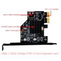 Usb3.1 Front Type-e Expansion Card for Asm3142 Transfer 10gbps