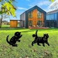 Garden Lawn Floor Decoration,acrylic Cat Art Outdoor Decor, for Yard