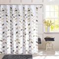 Shower Curtain for Bathroom with 12 Hooks, Polyester Fabric-180x200cm