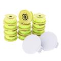 12 Pack 11ft 0.080inch Trimmer Spools with 2 Caps for Ryobi One Plus