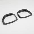 Car Reversing Mirror Rain Eyebrow Frame Decoration Cover Carbon Fiber