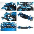 2pcs Metal Front Upper Suspension Arms Swing Arm for Tamiya,blue