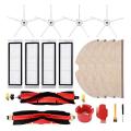 18 Pack Replacement Accessories Kit for Xiaomi Roborock S4 S5
