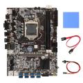 B75 Motherboard+thermal Pad+sata Cable+switch Cable 8xpcie to Usb Btc