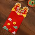 Tiger Chinese Silk Embroidery Red Envelopes,for Spring Festival,l