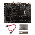 B250c Btc Mining Motherboard with 120g 2133mhz Ram+cable for Btc