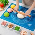 Silicone Non-stick Silicone Mat Rolling Dough Liner Pad Green