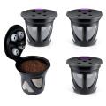 4pcs Reusable K Cup Compatible with for Single Serve Coffee Maker