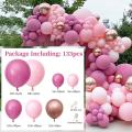 Balloon Arch Kit, 133pcs Pink Balloons Garland Kit