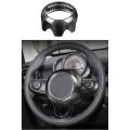 Real Carbon Fiber Steering Wheel Cover Frame Trim Air Bag Lid Cover